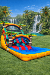 15ft dual lane yellow marble Watetslde  13x22