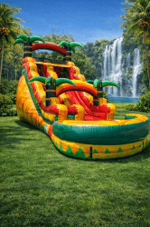 17ft yellow marble waterslide  1328